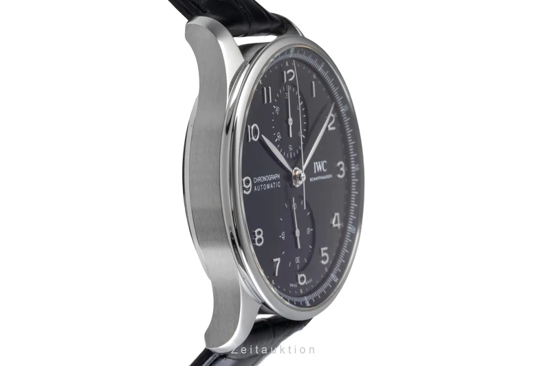 IWC Portugieser chronograph steel automatic men's watch IW371609 LP: 9100EUR [2505891]