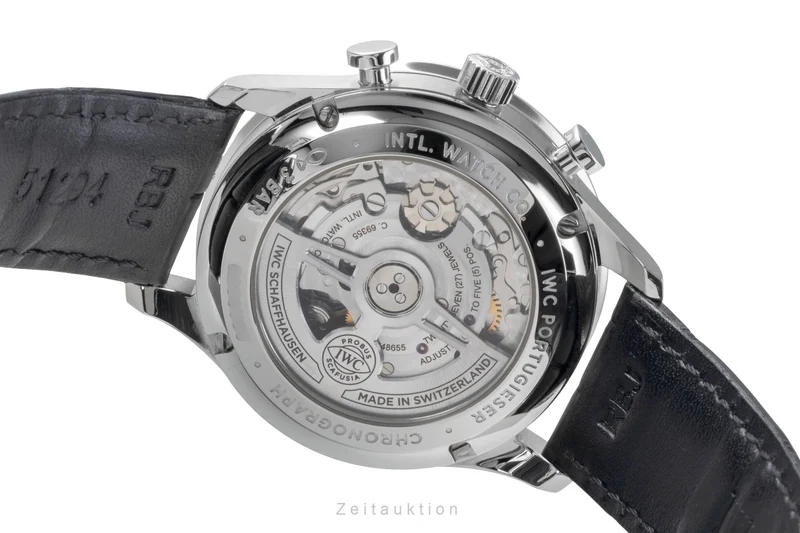 IWC Portugieser chronograph steel automatic men's watch IW371609 LP: 9100EUR [2505891]