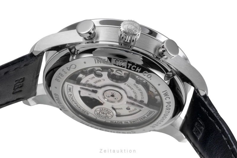 IWC Portugieser chronograph steel automatic men's watch IW371609 LP: 9100EUR [2505891]