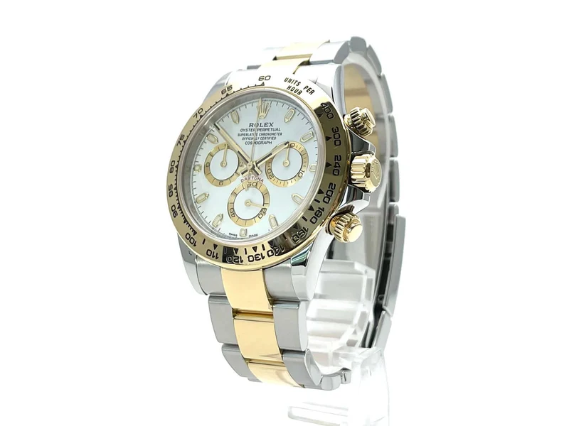 Rolex Daytona Edelstahl - Gelbgold 116503 Weiß