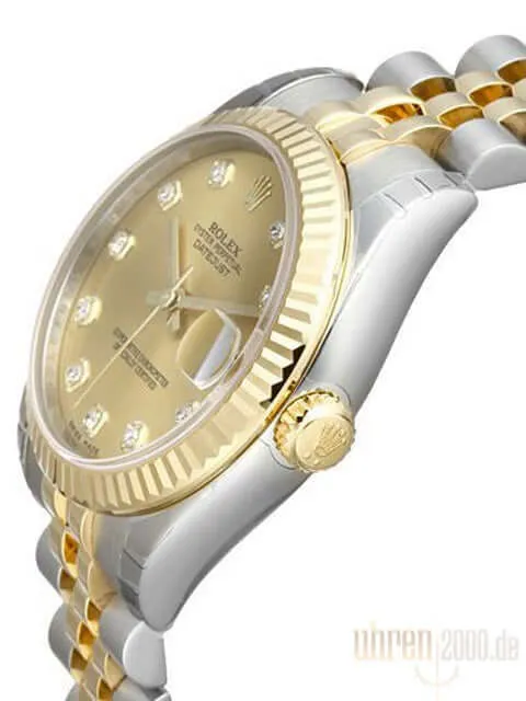 Rolex Datejust 31 Edelstahl Gelbgold 178273 Champagner DIA Jubile-Band