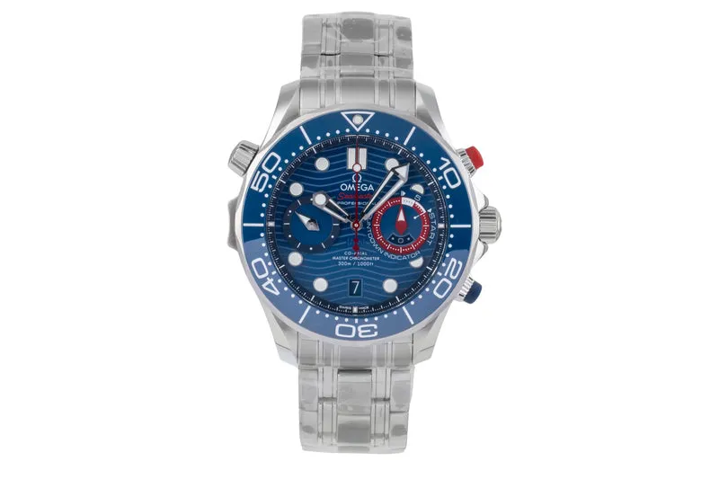 Omega Seamaster chronograph steel automatic men's watch 210.30.44.51.03.002 [2506387]