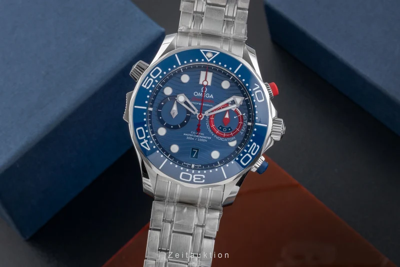 Omega Seamaster chronograph steel automatic men's watch 210.30.44.51.03.002 [2506387]