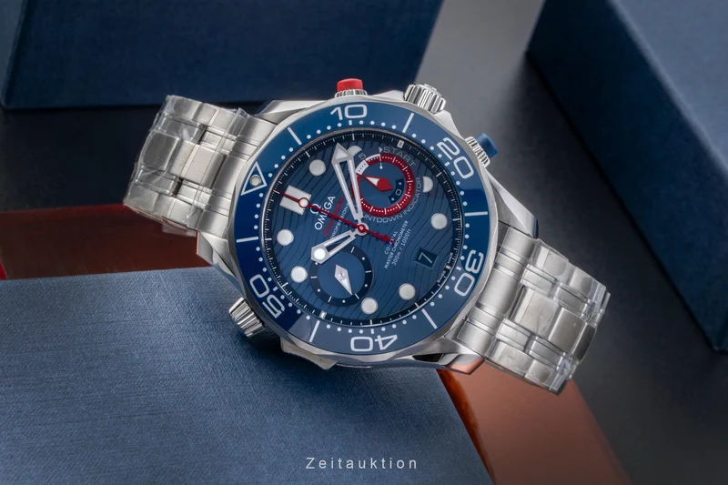 Omega Seamaster chronograph steel automatic men's watch 210.30.44.51.03.002 [2506387]