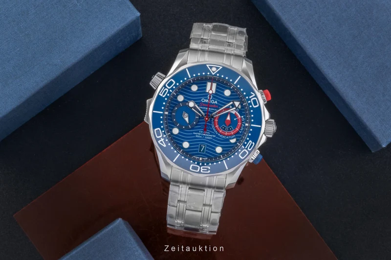 Omega Seamaster chronograph steel automatic men's watch 210.30.44.51.03.002 [2506387]