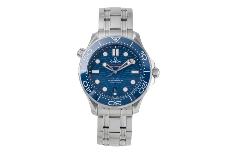 Omega Seamaster steel automatic men's watch 210.30.42.20.03.001 LP: 6500EUR [2505924]