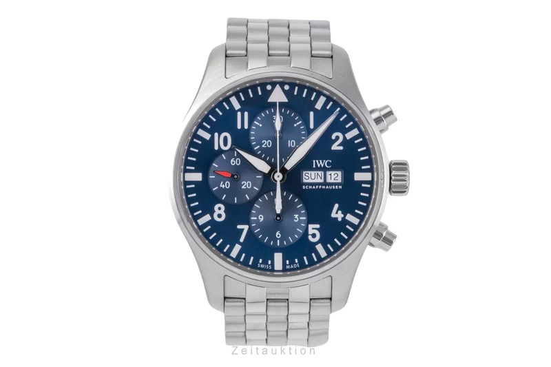 IWC Fliegerchronograph chronograph steel automatic men's watch IW377717 LP: 9500EUR [2505598]
