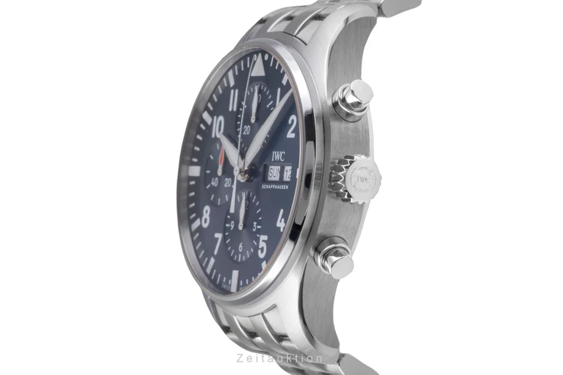 IWC Fliegerchronograph chronograph steel automatic men's watch IW377717 LP: 9500EUR [2505598]