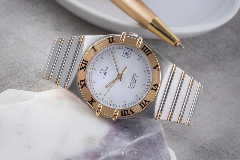 Omega Constellation steel / gold automatic men's watch 368.1075.2 [2503803]