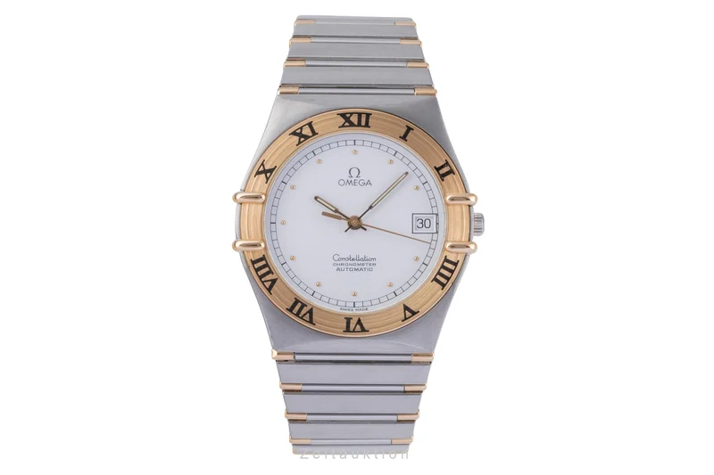 Omega Constellation steel / gold automatic men's watch 368.1075.2 [2503803]