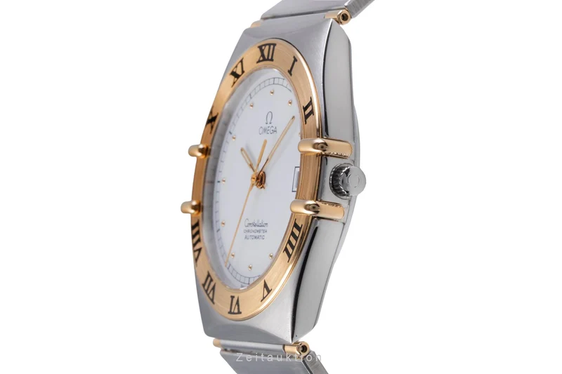 Omega Constellation steel / gold automatic men's watch 368.1075.2 [2503803]