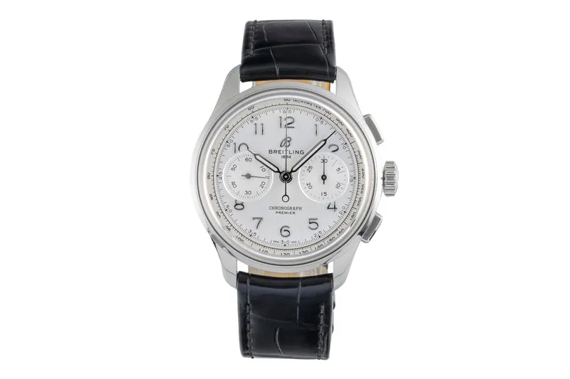 Breitling Premier chronograph steel manual winding men's watch AB0930 [2506100]