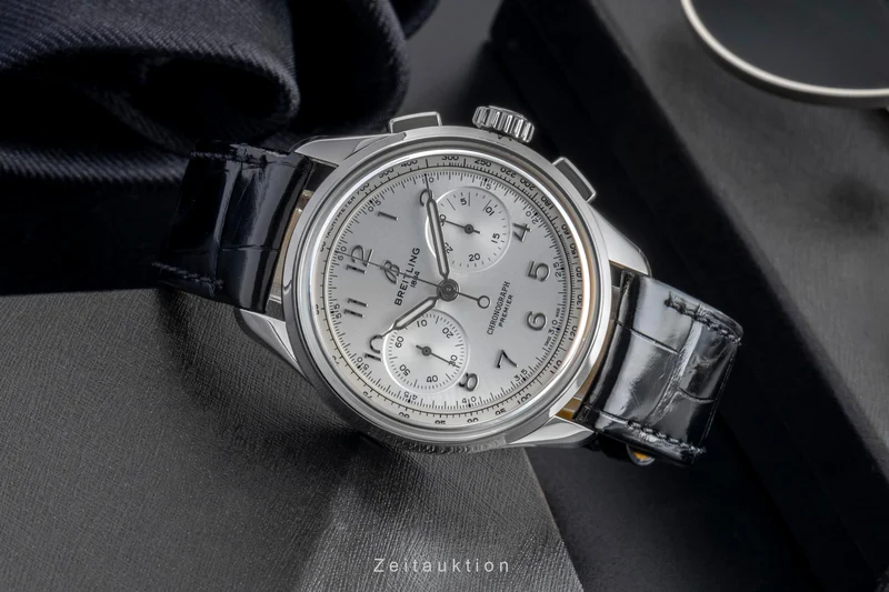 Breitling Premier chronograph steel manual winding men's watch AB0930 [2506100]