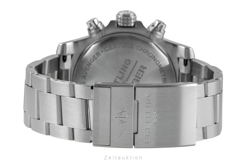 Breitling Avenger chronograph steel automatic men's watch A13385 LP: 7200EUR [2506217]