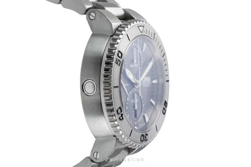 Oris Aquis Date chronograph titanium automatic men's watch 01 674 7655 7253-07 8 26 75PEB [2505373]