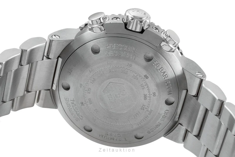 Oris Aquis Date chronograph titanium automatic men's watch 01 674 7655 7253-07 8 26 75PEB [2505373]