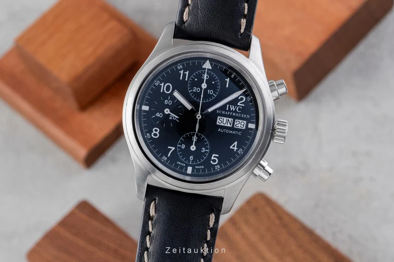 IWC Fliegerchronograph chronograph steel automatic men's watch IW370603 LP: 7700EUR [2505069]