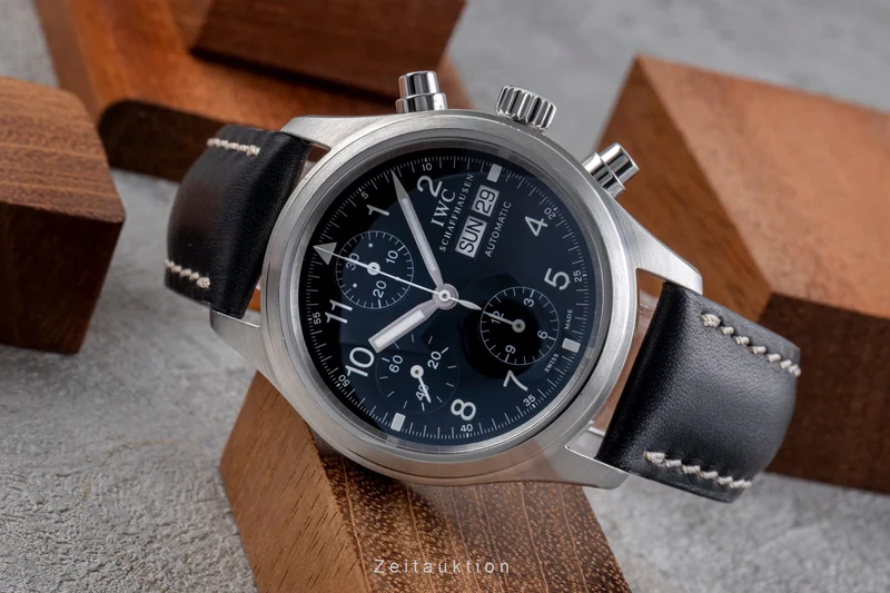 IWC Fliegerchronograph chronograph steel automatic men's watch IW370603 LP: 7700EUR [2505069]