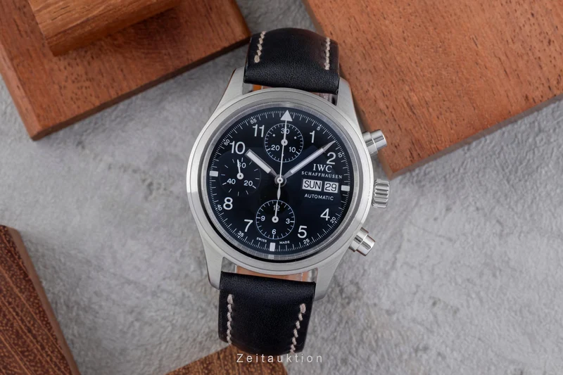 IWC Fliegerchronograph chronograph steel automatic men's watch IW370603 LP: 7700EUR [2505069]