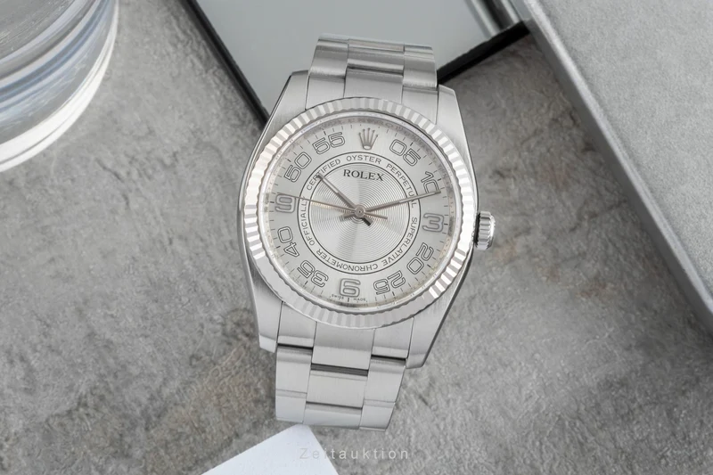 Rolex Oyster Perpetual steel / white gold automatic men's watch 116034 [2506637]