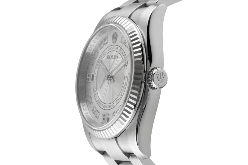 Rolex Oyster Perpetual steel / white gold automatic men's watch 116034 [2506637]