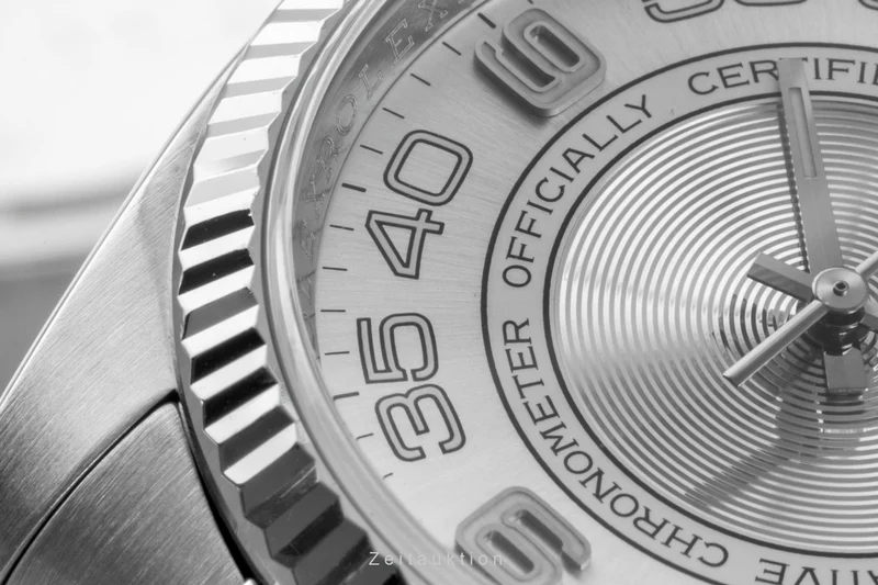 Rolex Oyster Perpetual steel / white gold automatic men's watch 116034 [2506637]