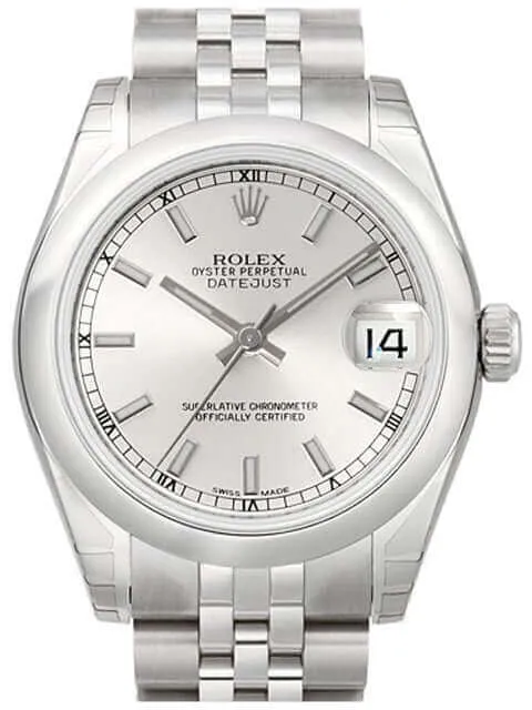 Rolex Oyster Datejust 31 178240 Silber Jubile