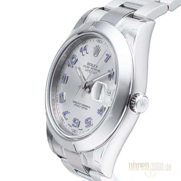 Rolex Datejust II 41 Edelstahl 116300 Rhodium A Okkasion aus 2015