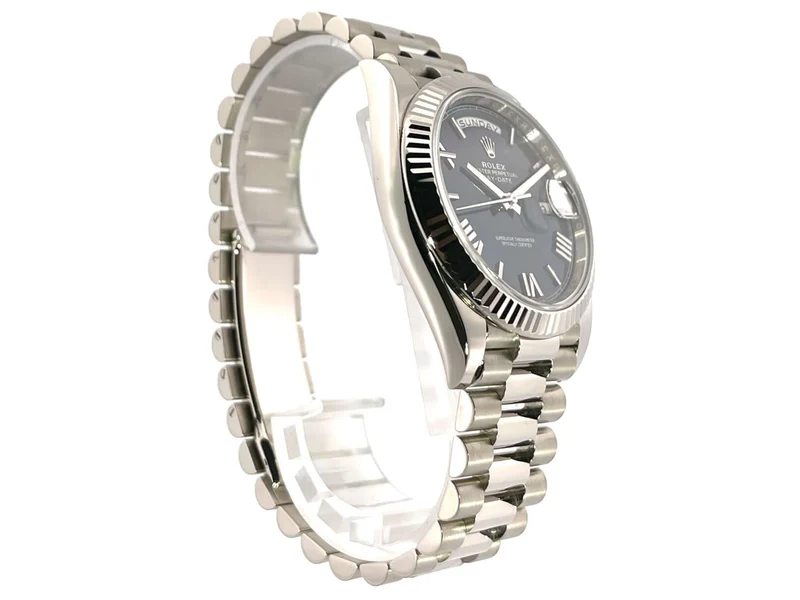 Rolex Day-Date 40 18 kt Weißgold 228239 Blau R