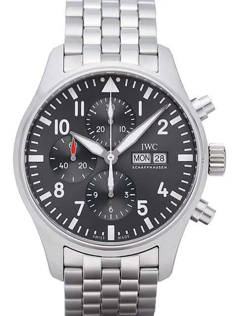 IWC Fliegeruhr Chronograph Spitfire Edelstahlband IW377719