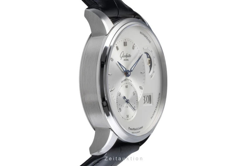 Glashütte PanoMaticLunar steel automatic men's watch 1-90-02-42-32-01 LP: 11400EUR [2506071]