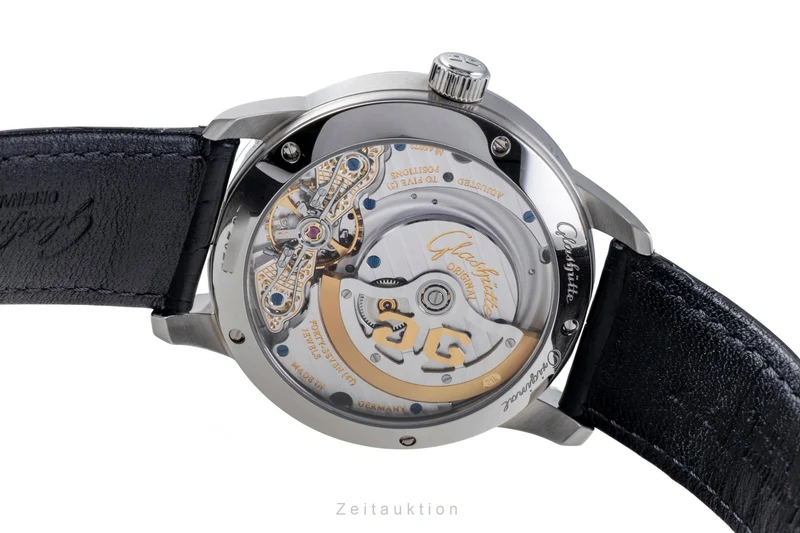 Glashütte PanoMaticLunar steel automatic men's watch 1-90-02-42-32-01 LP: 11400EUR [2506071]
