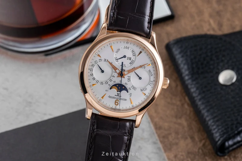 Jaeger LeCoultre Master Control 18 ct red gold automatic men's watch 140.2.80 [2505400]