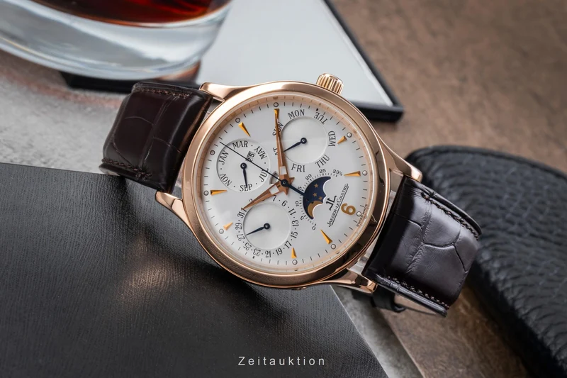 Jaeger LeCoultre Master Control 18 ct red gold automatic men's watch 140.2.80 [2505400]