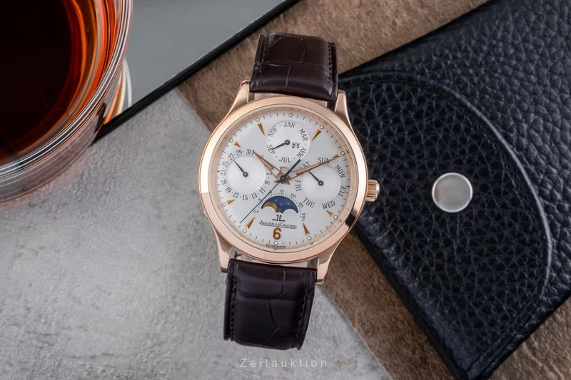 Jaeger LeCoultre Master Control 18 ct red gold automatic men's watch 140.2.80 [2505400]