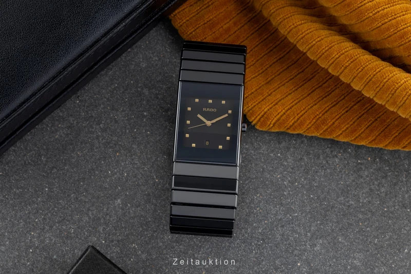 Rado Diastar Ceramica ceramic / titanium quartz women's watch R21348162 ,111.0348.3 [2506162]
