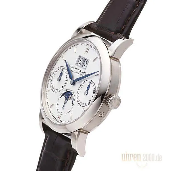 A. Lange & Söhne Saxonia Jahreskalender 18 kt Weißgold 330.026