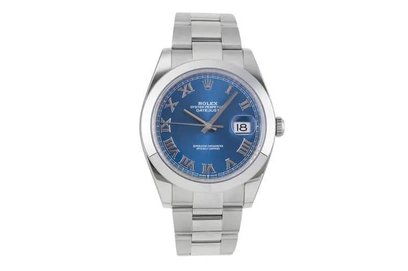 Rolex Datejust steel automatic men's watch 126300 [2506358]