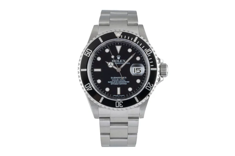 Rolex Submariner steel automatic men's watch 16610T [2505631]