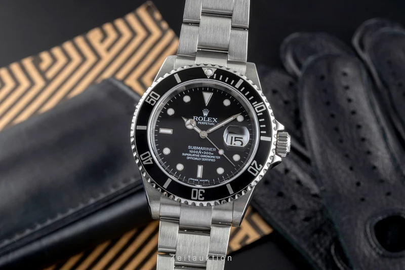 Rolex Submariner steel automatic men's watch 16610T [2505631]