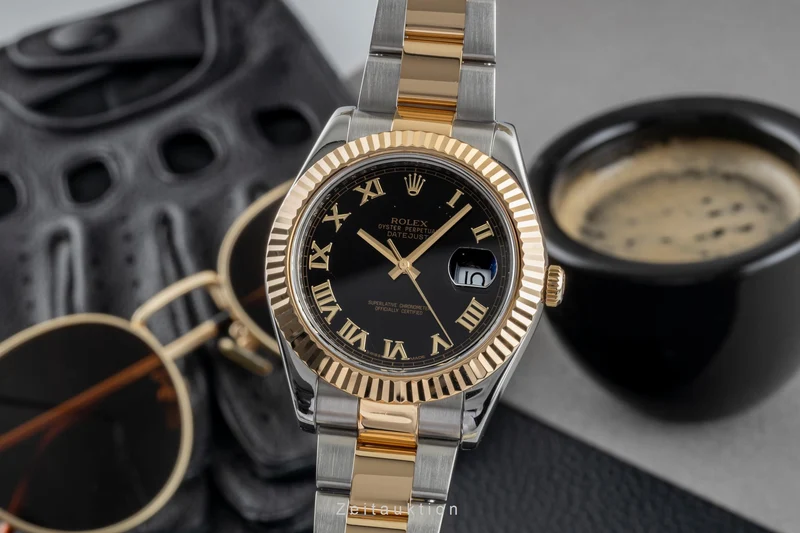 Rolex Datejust steel / gold automatic men's watch 116333 [2506276]