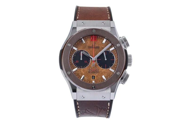 Hublot Classic Fusion chronograph ceramic / titanium automatic men's watch 521.NC.0589.VR.OPX14 Limited [2506399]