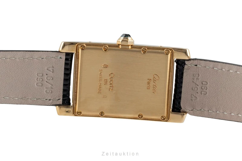 Cartier Tank Américaine 18 ct gold quartz men's watch 8012905 [2504080]
