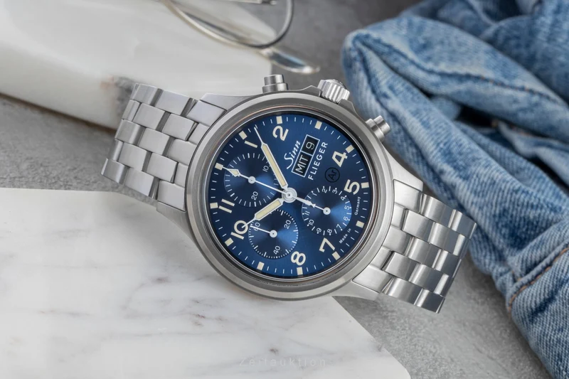 Sinn 358 chronograph steel automatic men's watch 358.064 [2506359]