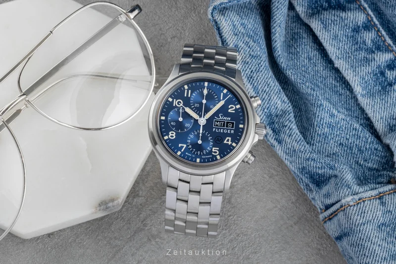 Sinn 358 chronograph steel automatic men's watch 358.064 [2506359]