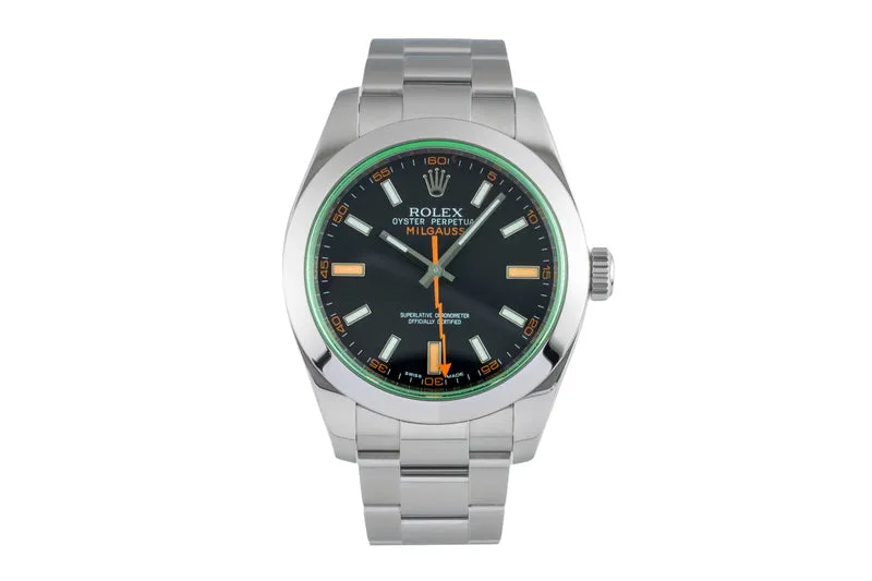 Rolex Milgauss steel automatic men's watch 116400GV [2506318]