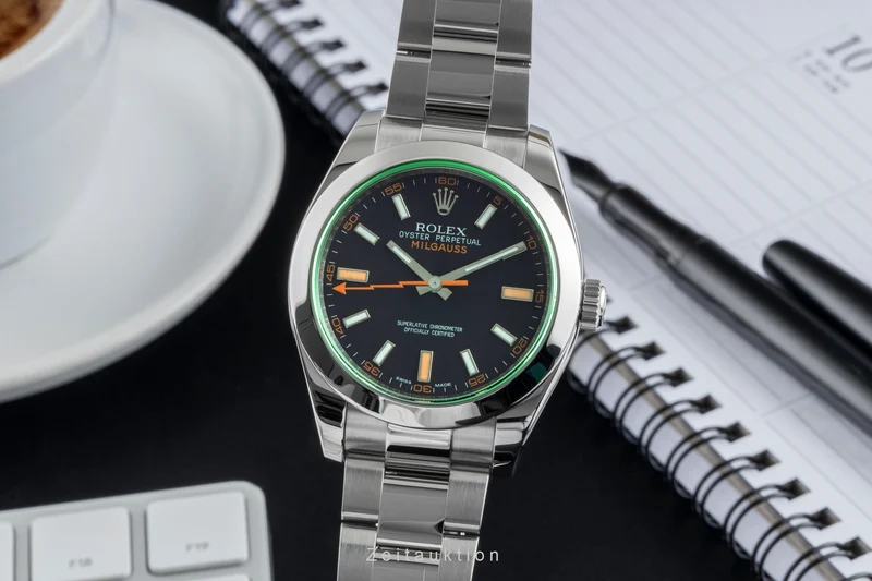 Rolex Milgauss steel automatic men's watch 116400GV [2506318]