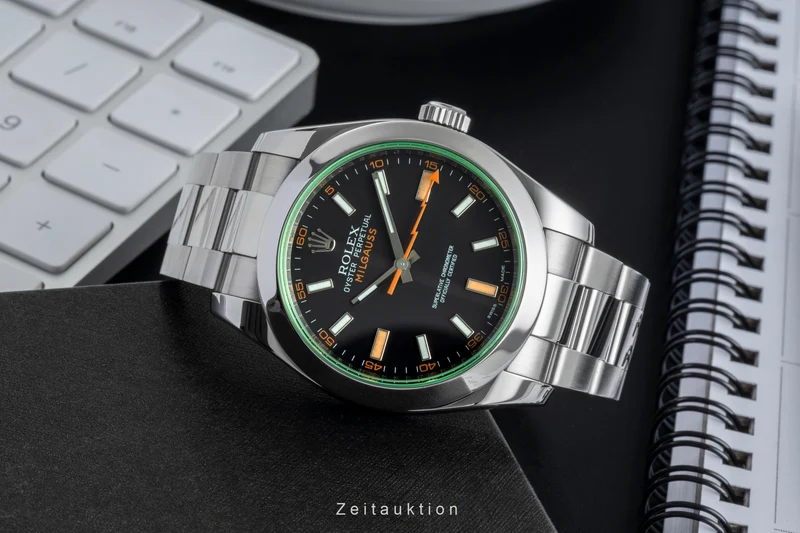 Rolex Milgauss steel automatic men's watch 116400GV [2506318]