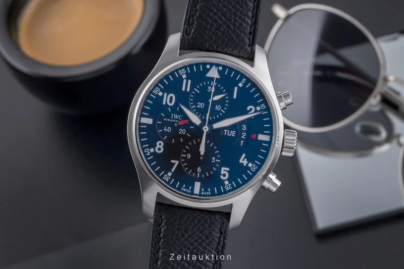 IWC Fliegerchronograph chronograph steel automatic men's watch IW377701 LP: 7300EUR [2505800]