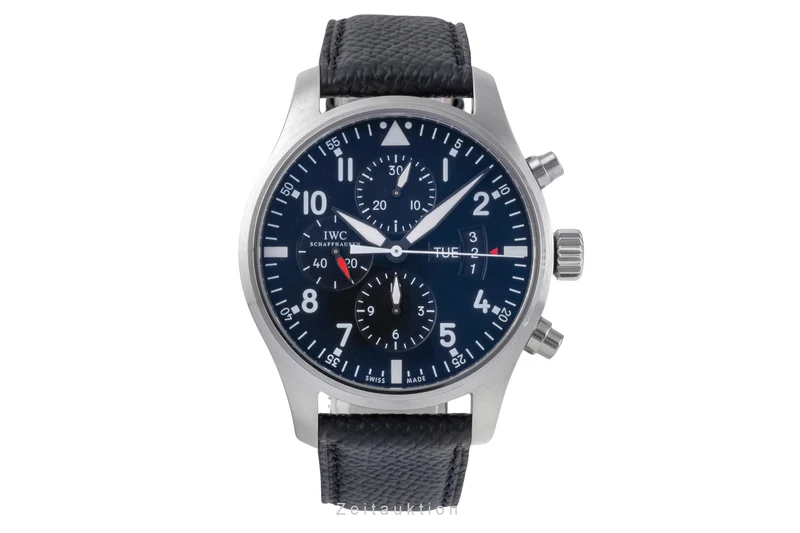IWC Fliegerchronograph chronograph steel automatic men's watch IW377701 LP: 7300EUR [2505800]